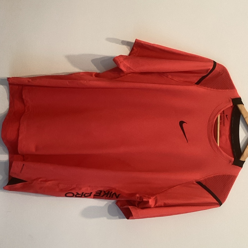 Nike Pro Bright Red Performance Tee - image 1